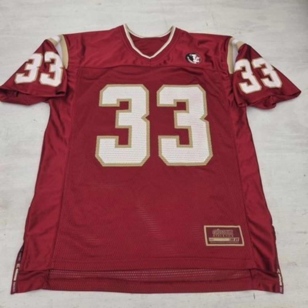 Florida State Seminoles #33 Football Jersey Colosseum Large Y2K NCAA